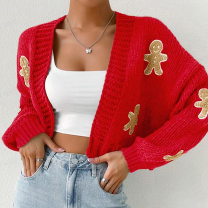 Cozy Crop Gingerbread Sweater