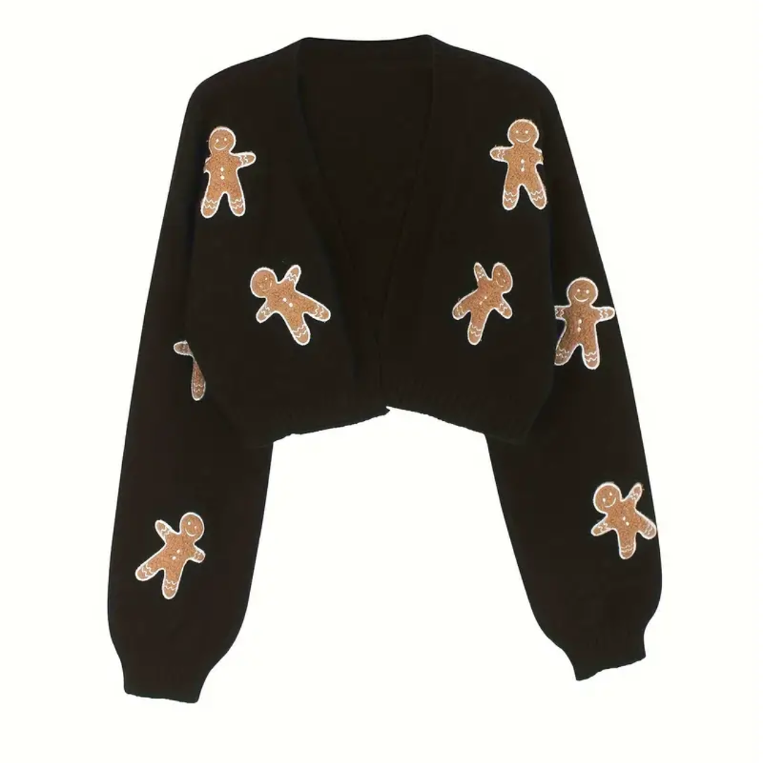 Cozy Crop Gingerbread Sweater